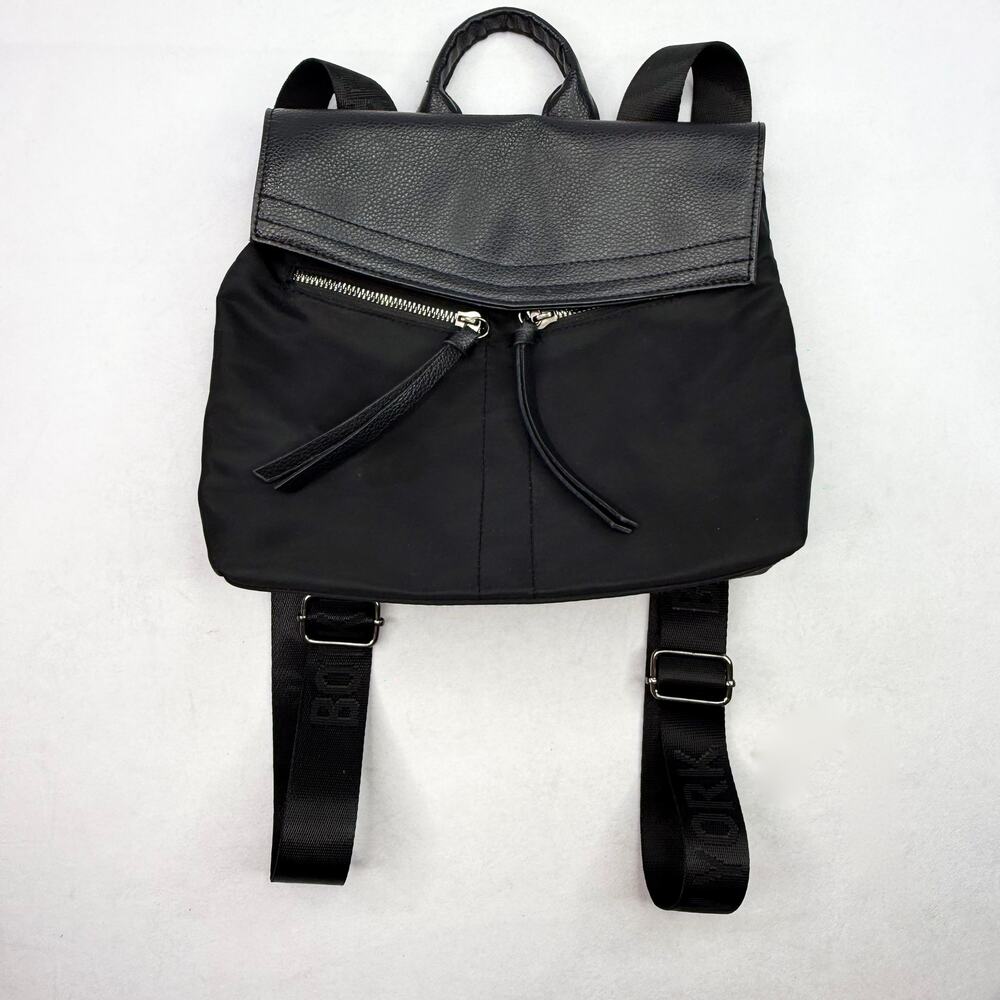 Botkier NY Black Nylon Mini Backpack